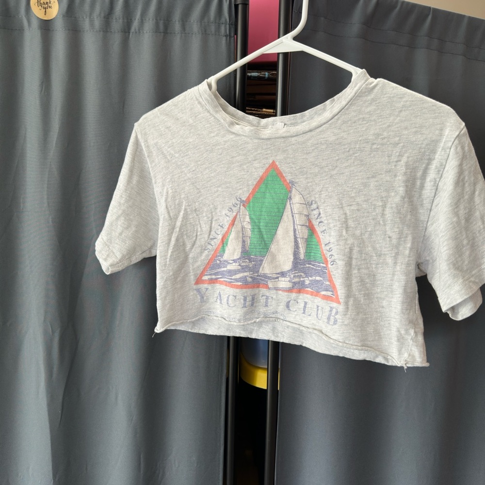 garage crop top